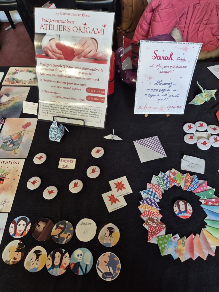 Les origamis de Sarah et autres goodies